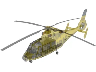 Eurocopter AS-365 Dauphin 3D Model