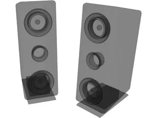 Creative Speakers 3D Model