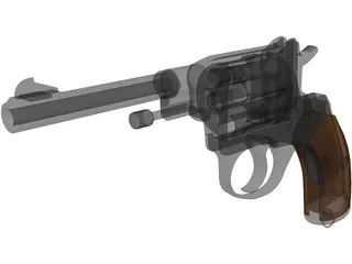 Nagant M1895 3D Model