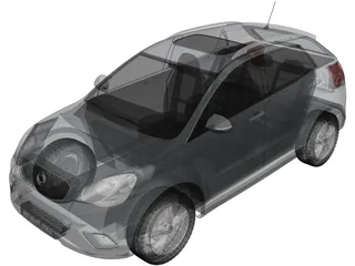 SsangYong Korando (2011) 3D Model