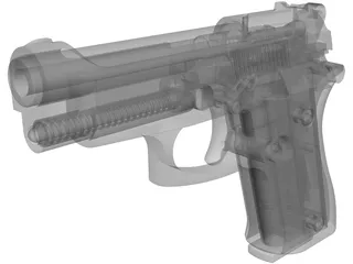 Beretta 85 Kimar 3D Model