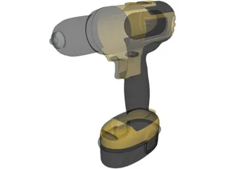 DeWalt Drill 3D Model