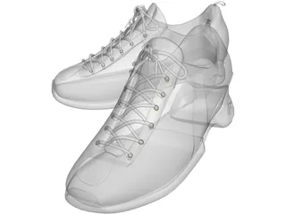 Sneakers Shoes 3D Model