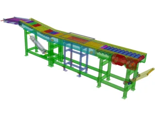 Shrink Conveyor 3D Model