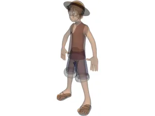 Luffy 3D Model