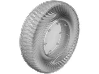 Airless Tire 3D Model