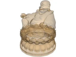 Oriental Buddha 3D Model