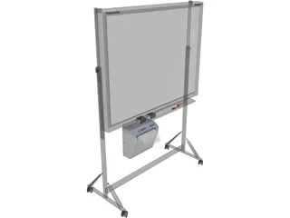 Stand Panasonic Panaboard 3D Model