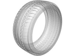 Dunlop Sport Maxx GT Tire 3D Model