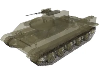 BTR-T 3D Model