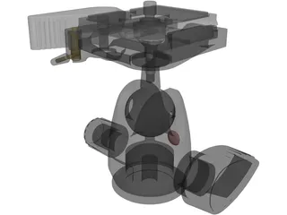 Manfrotto 494 Head 3D Model