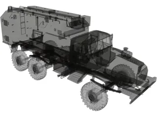 URAL 4320 3D Model