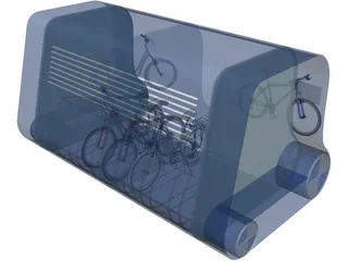 Bike Parking 3D Model