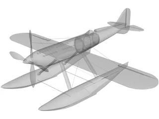 Macchi MC72 3D Model