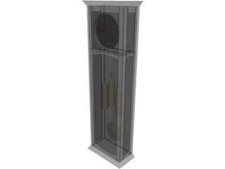 Long Case Clock 3D Model