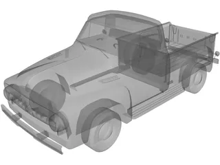 Ford F100 (1953) 3D Model