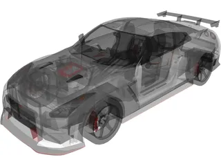 Nissan GT-R Nismo (2015) 3D Model