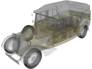 Mercedes-Benz 170 VK Kubelsitzwagen (1938) 3D Model