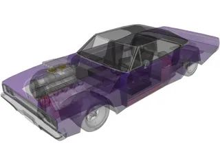 Plymouth GTX Mod 3D Model