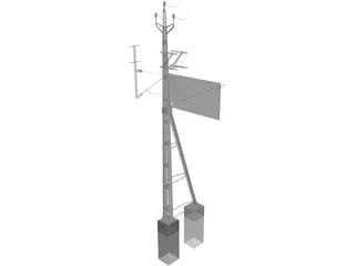 Powerpoles 3D Model