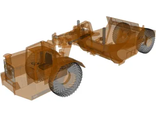 Caterpillar Grader 3D Model