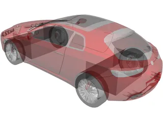 Alfa Romeo Brera 3D Model