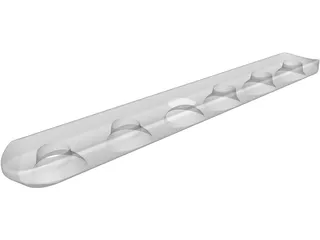 Bone Plate 3D Model