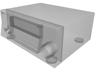 Yamaha Amplifier 3D Model