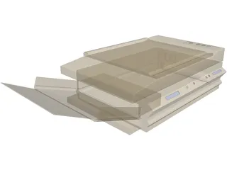 Laser Copy Machine 3D Model