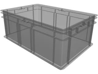Plastic Box 3D Model