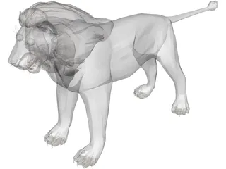 Lion 3D Model