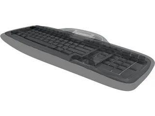 Logitech MX5000 Keyboard 3D Model