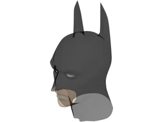 Batman Cowl and Face 3D Model