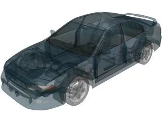 Mitsubishi Galant VR6 3D Model