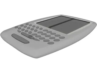 BlackBerry PDA 3D Model