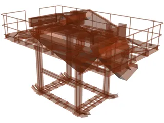 De-Watering Sandscreen 3D Model