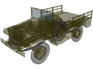 Dodge WC51 3D Model