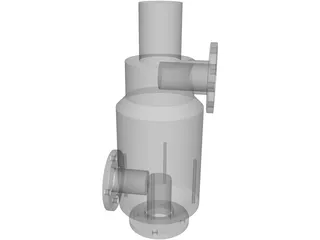 Rotary Strainer 3D Model