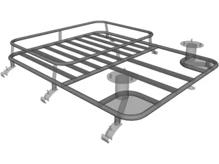 Trilla Team BDM2r Off-Road Roof Rack 3D Model