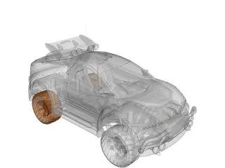 Xeno car 3D Model