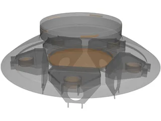 UFO (The Invaders) 3D Model