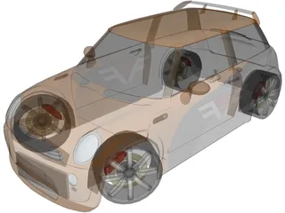 Mini Cooper [Tuned] 3D Model