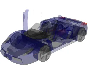 Ferrari Enzo Cabrio [Tuned] 3D Model