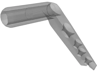 Perthrocantheric Bone Plate 3D Model