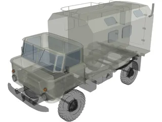 GAZ-66 3D Model