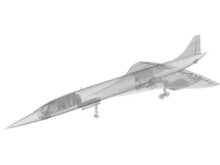 Concorde 3D Model