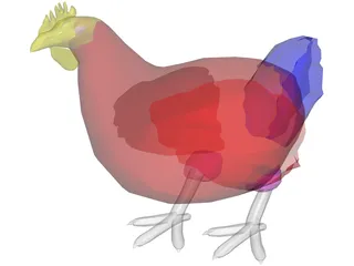 Chicken 3D Model