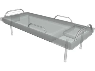 Hospital Bed 3D Model