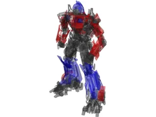 Transformers Movie Optimus Prime 3D Model