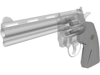 Colt Python 3D Model